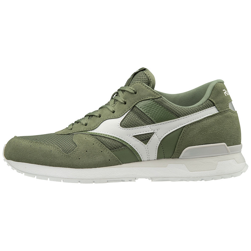 Tenis Mizuno GENOVA 87 Para Hombre Verde Oliva/Blancos 7621489-XA